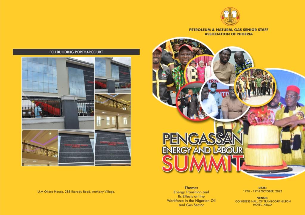 PENGASSAN plans to hold an annual Energy and Labour Summit