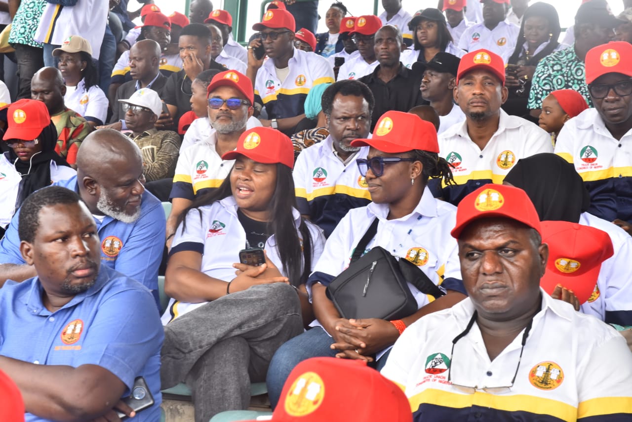 Pictures from the 2025 May Day celebration in Abuja.